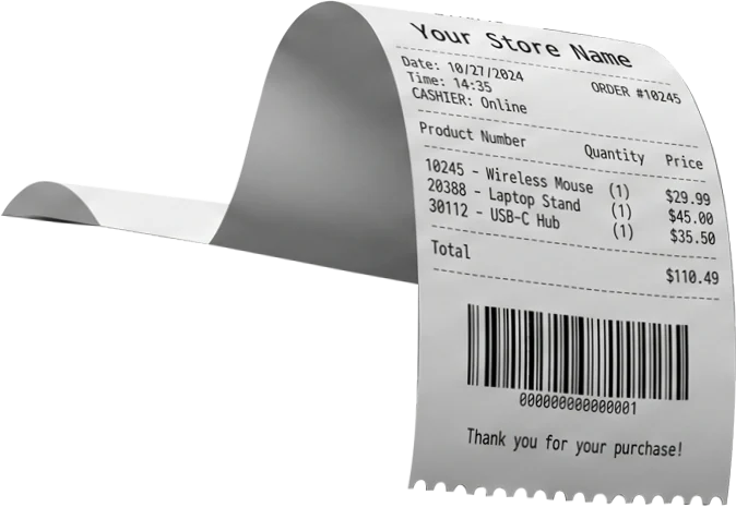 Order receipt